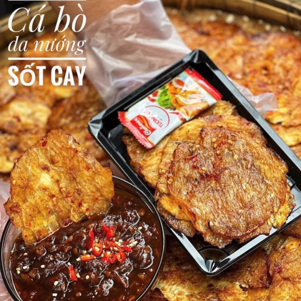 Cá Bò Da Nướng Sốt Tê Cay Đầu Lưỡi 250G - Winnie House