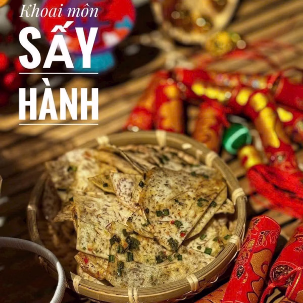Khoai Môn Sấy Mắm Hành Thơm Lừng Vị Môn 250G - Winnie House