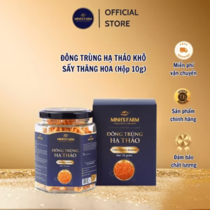 [Loại Thượng Hạng] Đông Trùng Hạ Thảo Khô Sấy Thăng Hoa Minh'S Farm - Hộp 10G