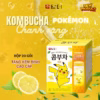 [Hộp] (Tặng Kèm Bình Nhựa Pokemon)Trà Kombucha Hàn Quốc Các Vị Nho,Chanh 100G - Damtuh - Ảnh 6