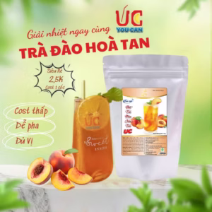 [Túi 1Kg] Bột Trà Đào Hòa Tan Tiện Lợi, Giàu Vitamin C, Không Chứa Chất Bảo Quản U007 - Lady'S Passion