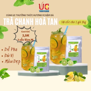[Thùng 10Kg] Bột Trà Chanh Hòa Tan Tiện Lợi, Giàu Vitamin C, Không Chứa Chất Bảo Quản U005 - Lady'S Passion