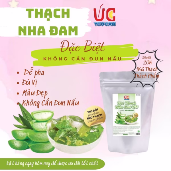 [Thùng 10 Túi] Bột Thạch Pha Sẵn 5 Vị Tiện Lợi, Thơm Ngon, Dễ Pha U001 - Lady'S Passion