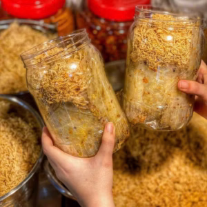 Bánh Tráng Chà Bông Xù Tỏi Thơm Lừng Siêu Ngon 400G - Winnie House