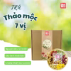 Trà Hoa Thảo Mộc 7 Vị Dưỡng Nhan Đẹp Da/ Hộp Mix 10 Gói Nhiều Vị - Bamboo - Ảnh 2