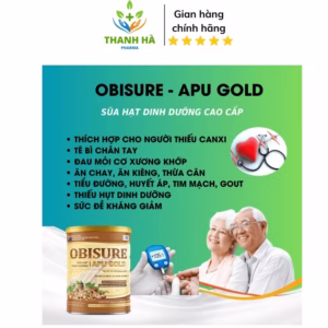 Sữa Hạt Dinh Dưỡng Obisure Apu Gold Bổ Xung Dinh Dưỡng ,Ngừa Loãng Xương,Tốt Cho Tiêu Hóa - Nano Food