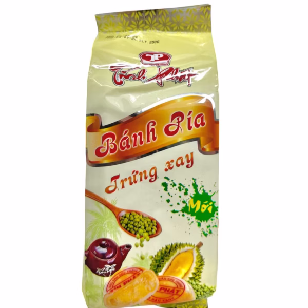 Bánh Pía Trứng Xay Nhuyễn Nhân Đậu Xanh Sầu Riêng 250G - Tinhphat