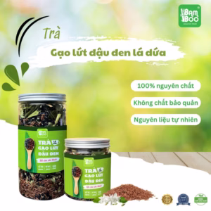 Trà Gạo Lứt Đậu Đen Lá Dứa Hoa Nhài Phiên Bản Cao Cấp - Detoko