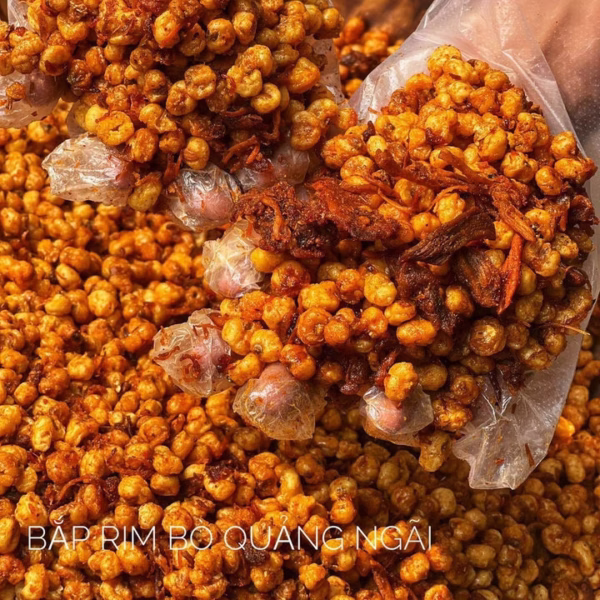 Bắp Rim Khô Bò Cay Quảng Ngãi Thơm Giòn 500G - Winnie House