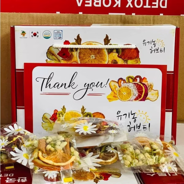 Trà Trái Cây Sấy Khô, Detox Thanh Lọc Cơ Thể Hộp 25 Gói - Winnie House