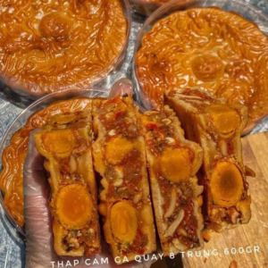 Bánh Trung Thu Thập Cẩm Gà Quay 8 Trứng Siêu To Khổng Lồ, Món Quà Tình Thân 600G - Winnie House