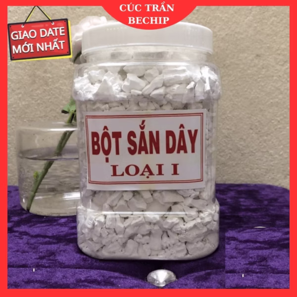 Bột Sắn Dây Ta Nguyên Chất Nhà Làm Trắng Sạch 1Kg, Đặc Sản Huế Ctb733 - Bechip