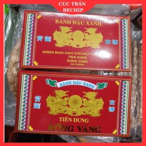 Combo 2 Hộp Bánh Đậu Xanh Tiên Dung, Bánh Đậu Xanh Rồng Vàng Thơm Ngon Khó Cưỡng, Đặc Sản Hải Dương - Ctb735