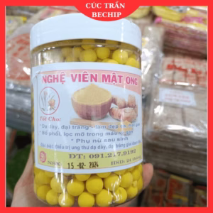 Viên Nghệ Mật Ong Nguyên Chất Hàng Chuẩn Hộp 500G - Ctb759