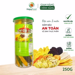 Trái Cây Sấy Thập Cẩm Hộp 250G Mix 6 Loại Quả Tc02 - Lady'S Passion