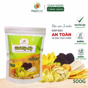 Trái Cây Sấy Túi 500G Thơm Ngon, Trái Cây Khô Mix Vị Túi Lớn Tc03 - Lady'S Passion