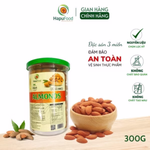 Hạt Hạnh Nhân Mỹ Vỏ Bơ Mỏng Hũ 300G, 400G Dinh Dưỡng, Thơm Ngon H02 - Lady'S Passion