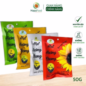 Hạt Hướng Dương Vị Dừa, Vị Óc Chó, Nguyên Vị, Vị Táo Đỏ Gói 50G Giòn Thơm Ngon H05 - Lady'S Passion
