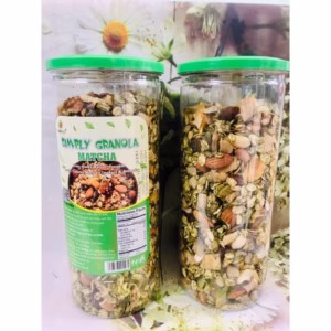 Simply Granola Nguyên Vị, Vị Matcha, Vị Phô Mai Hủ 500G Ăn Kiêng, Ăn Chay Tốt Cho Sức Khỏe Nc02 - Lady'S Passion