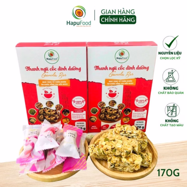 Thanh Ngũ Cốc Dinh Dưỡng Hộp 170G, Granola Bar Dinh Dưỡng Mỗi Ngày Nc05 - Lady'S Passion