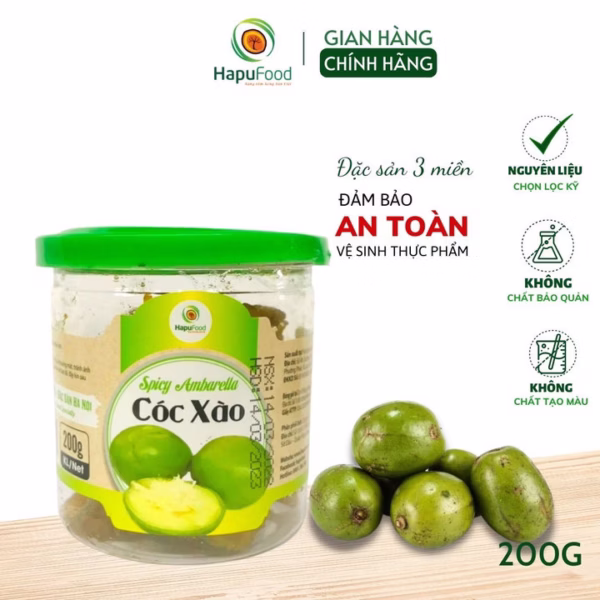 Ô Mai Cóc Xào Chua Ngọt Thơm Mùi Gừng Hủ 200G Thơm Dẻo Om01 - Lady'S Passion