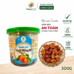 Mứt Quất Hồng Bì Hũ 200G Vị Chua Ngọt Dai Dai Của Vỏ Thơm Ngon Om08 - Lady'S Passion
