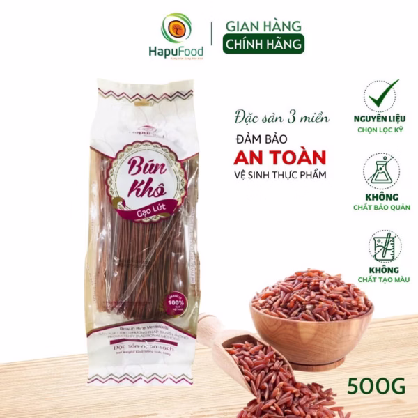Bún Gạo Lứt Túi 500G Giàu Dinh Dưỡng Phù Hợp Cho Người Ăn Kiêng K03 - Lady'S Passion