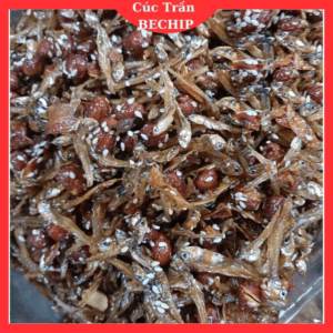 500G Cá Cơm Rim Đậu Phộng, Cá Cơm Rim Lạc Nhà Làm, Món Ăn Dân Dã, Thơm Ngon Khó Cưỡng , Ctb813 - Bechip