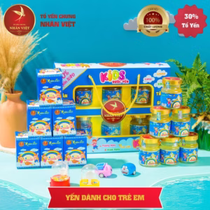 Lốc 6 Hũ Yến Sào 30% Yến Cho Bé Nhân Việt Kids Giúp Bé Ăn Ngon, Cao Lớn Hũ 70Ml - Nhân Việt