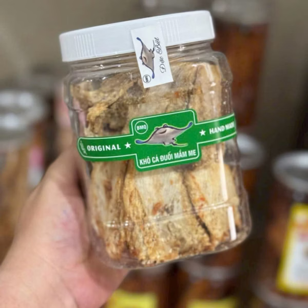 Khô Cá Đuối Muối Ớt Chấm Mắm Me 330G - Winnie House