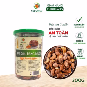 Hạt Điều Rang Muối Vỏ Lụa Nguyên Hạt Hộp 300G H010 - Lady'S Passion