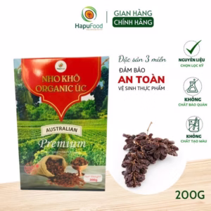 Nho Khô Organic Úc Hộp 200G Thơm Ngon Tốt Cho Tiêu Hóa, Tốt Cho Sức Khỏe Hp006 - Lady'S Passion