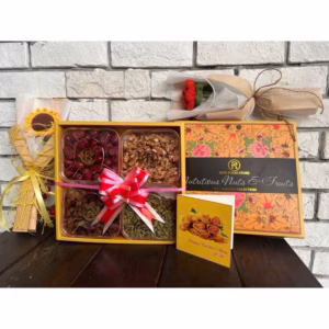 Hộp Quà Tết Giấy 4 Món - Real Food