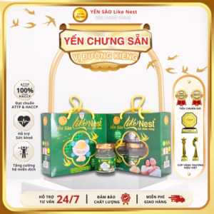 [ Lốc 6 Mini ] Like Nest Yến Chưng Đường Kiêng 32% Yến Like Nest - Like Beauty