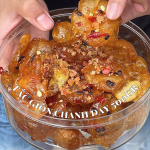 Tắc Giòn Chanh Dây Muối Ớt - Siêu Phẩm Mứt Tết, Ăn Là Ghiền 500G - Winnie House