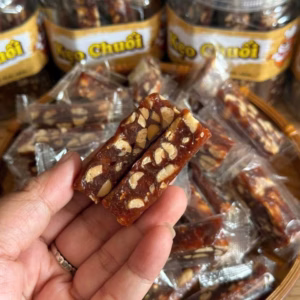 Kẹo Chuối Gừng Đậu Phộng, Dẻo Thơm Béo Ngậy 500G - Winnie House