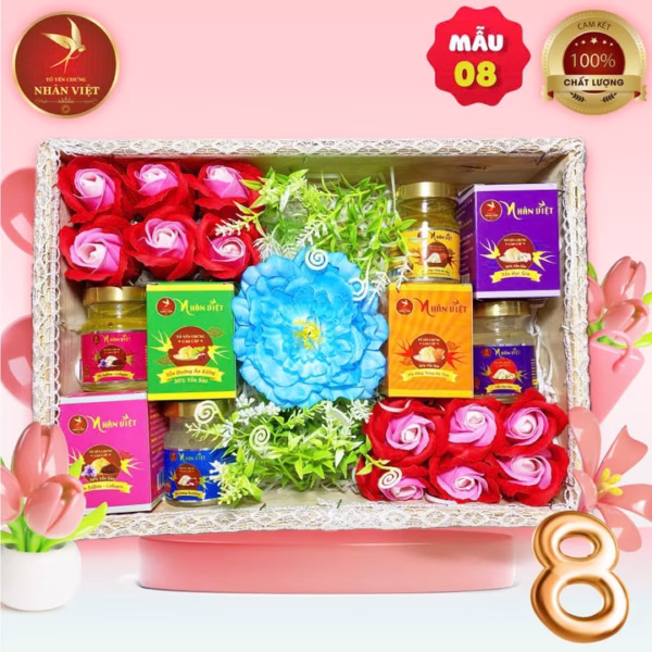 Quà Tặng Quốc Tế Phụ Nữ 8/3 Yến Sào Nhân Việt - Mẫu 08 - Nhân Việt