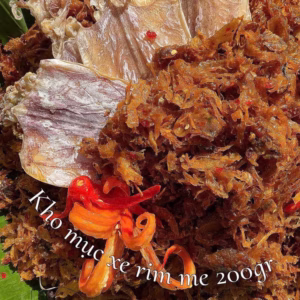 Khô Mực Xé Rim Me "Thần Thánh" - Nhâm Nhi Là Mê 250G - Winnie House