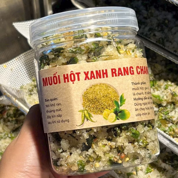 Muối Hột Xanh Rang Chanh - Chấm Gì Cũng Ngon, Ướp Gì Cũng Thấm 500G - Winnie House
