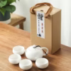 Bộ Ấm Chén Sứ Cao Cấp Hộp Giấy 5 Chi Tiết - Sương Mai - Ảnh 2