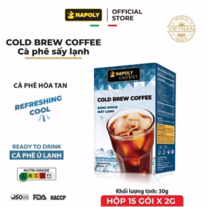 [Hộp] Cold Brew Coffee - Cà Phê Sấy Lạnh Hòa Tan - Napoli Coffee