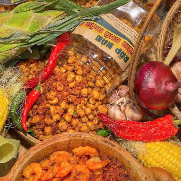 Bắp Xào Tôm Khô Mắm Kẹo – Ăn Là Nhớ Cả Tuổi Thơ 300G - Winnie House
