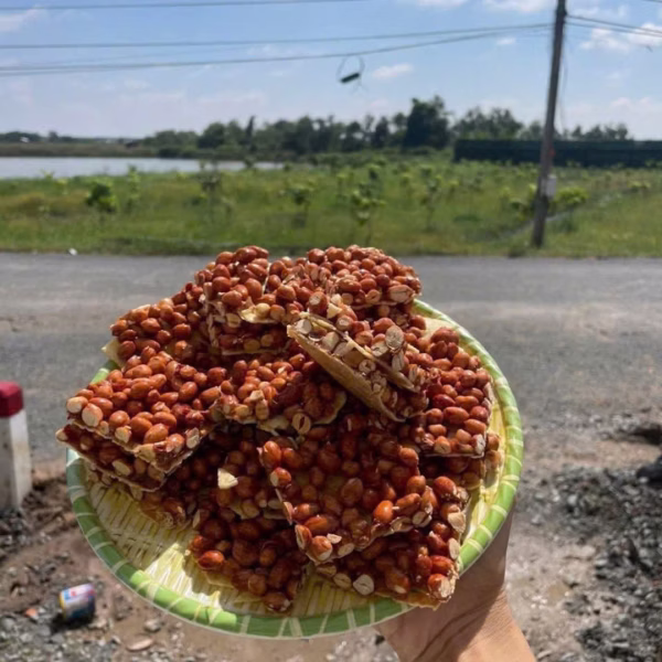 500G Kẹo Đậu Phộng Nước Cốt Dừa - Vựa Khô Bến Tre