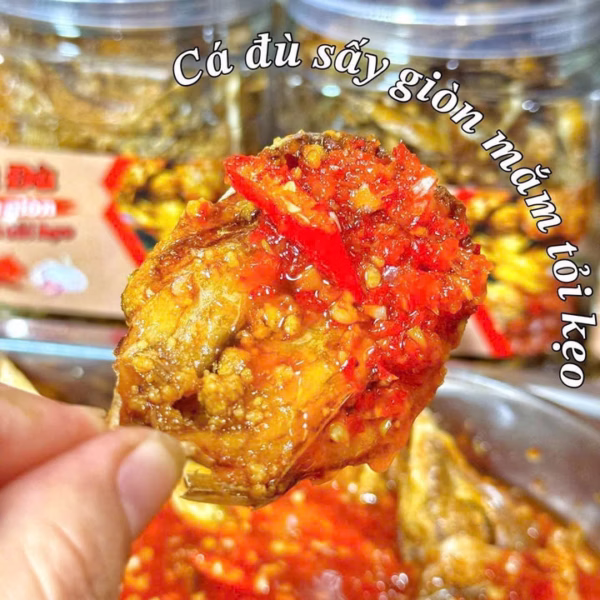 Cá Đù Sấy Giòn Mắm Tỏi Kẹo, Ăn Vặt Siêu Đỉnh, Đừng Bỏ Qua 250G - Winnie House