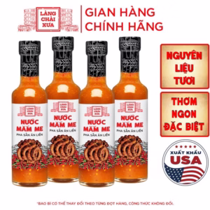 [Combo 4 Chai] Nước Mắm Me Cao Cấp 300G - Làng Chai Xưa
