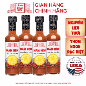 [Combo 4 Chai] Mắm Nêm Pha Sẵn Cao Cấp 300G - Làng Chài Xưa