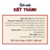 01 Chai Nước Mắm Kiết Thành Thơm Ngon Nhứt Xứ 500Ml Cốt Nhỉ 40 Độ Đam Nguyên Chất - Nước Mắm Tĩn - Ảnh 2