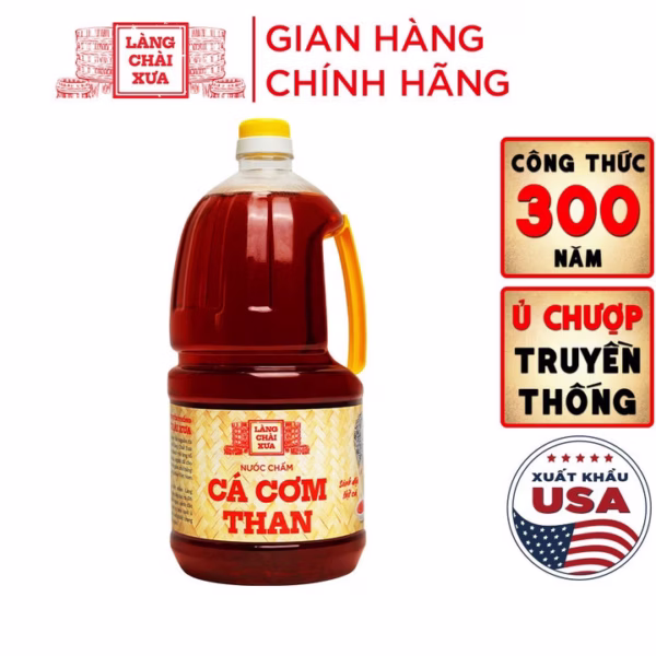 Nước Chấm Cá Cơm Than 2L - Làng Chài Xưa