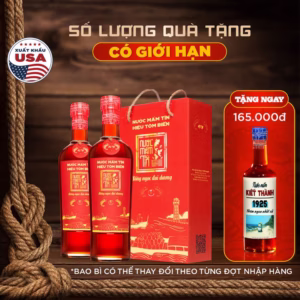Cặp 2 Chai Nước Mắm Tĩn Tôm Biển Hồng Ngọc Đại Dương Độ Đạm 45N 500Ml - Nước Mắm Tĩn