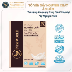 [Hộp 1 Thanh Yến] Tổ Yến Sấy Nguyên Chất Ăn Liền Nestworld